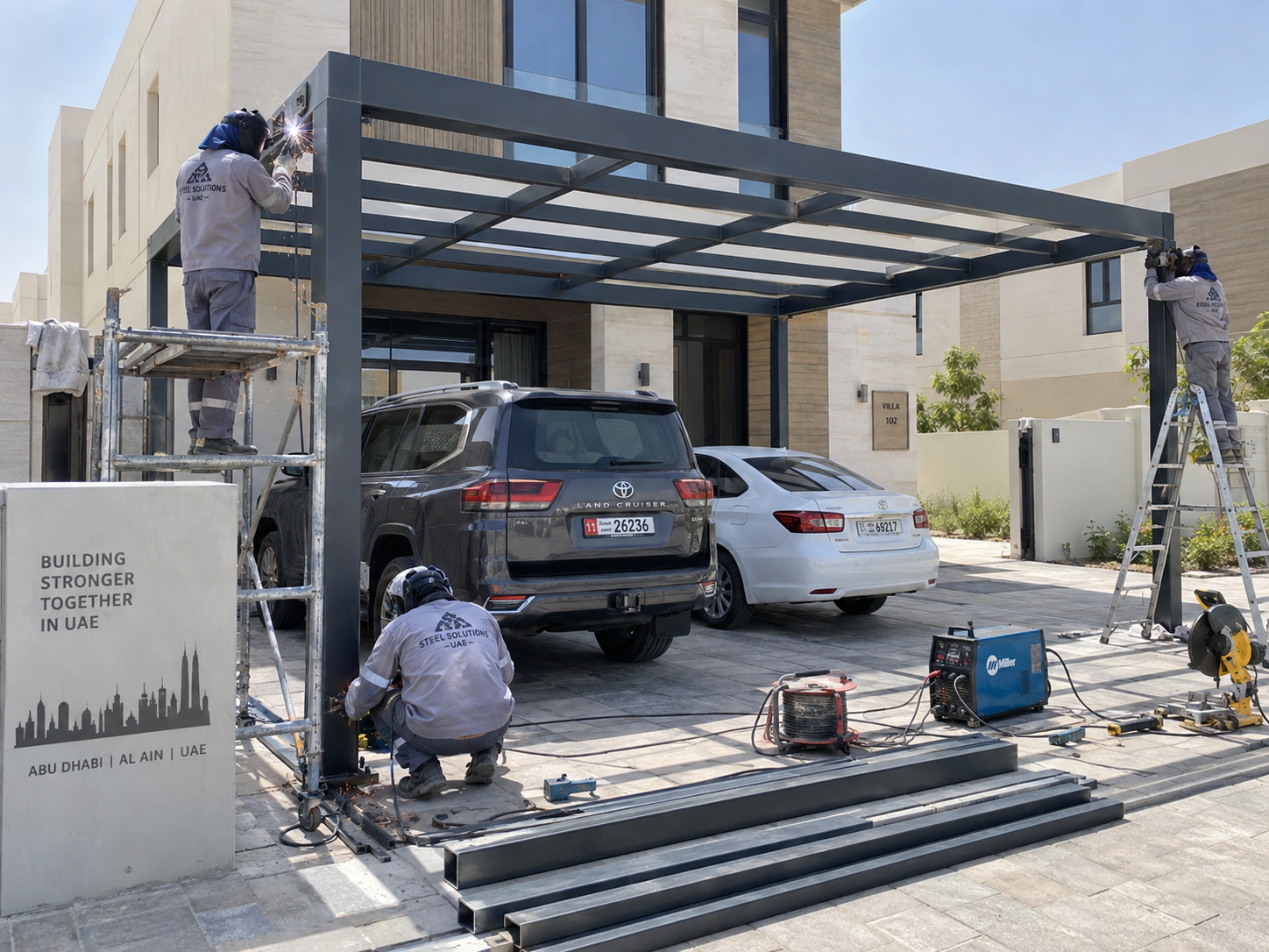 Car Parking Shade Works — Service visual