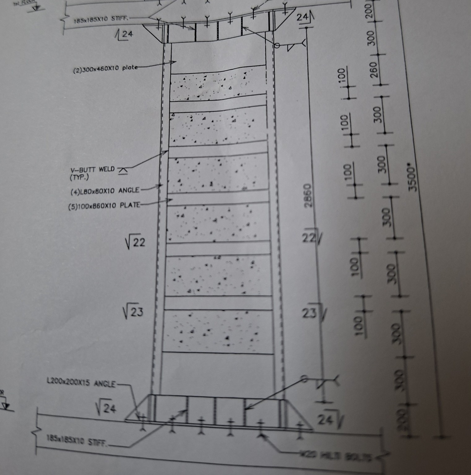 Structural Detail — Technical drawing