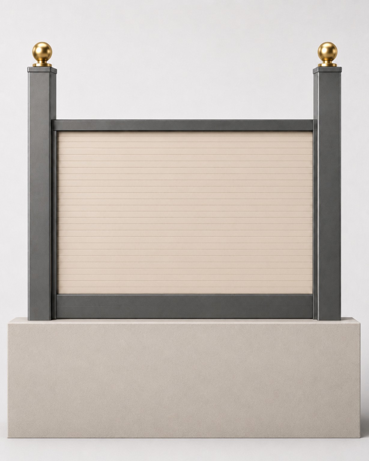 Steel Fence — Design concept