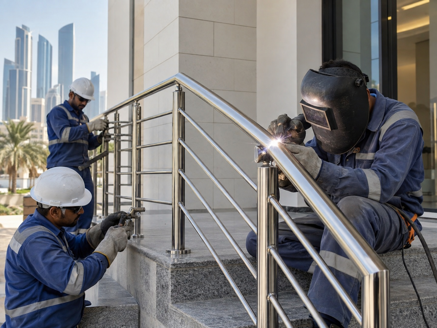 Stainless Steel Handrails — Service visual