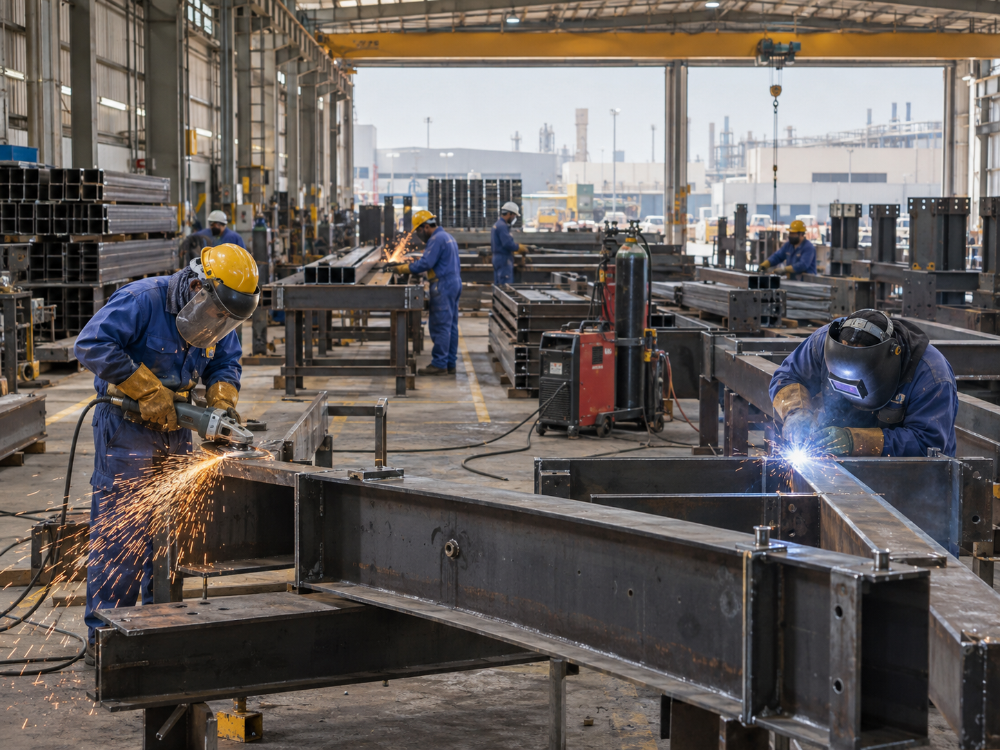 Industrial Steel Fabrication — Service visual