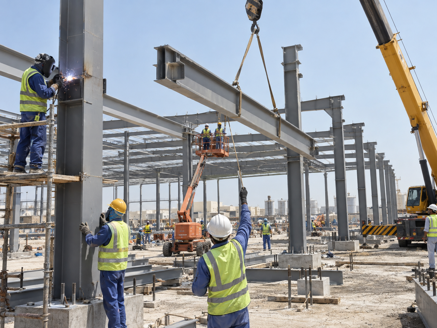 Structural Steel Erection — Service visual